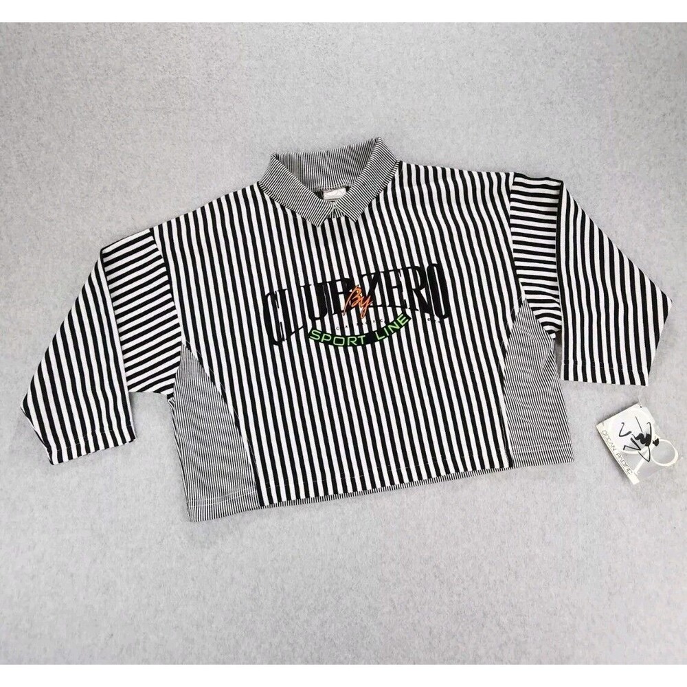 Striped Black and White Sweatshirt